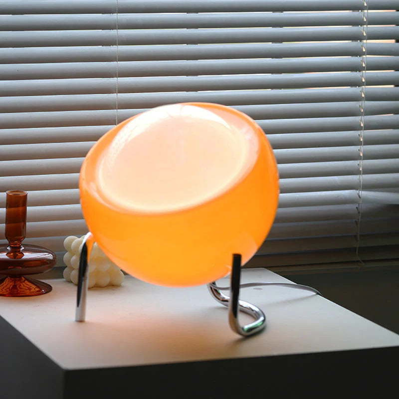 Planet Shape Table Lamp - Hand Blown-Glass - Unique Style
