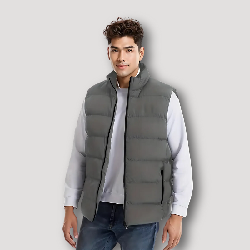 Quilted Bodywarmer Vest Puffer Jacket for Men