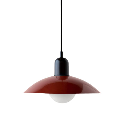 Nordic Modern Macaron Bauhaus Pendant Lamp – Minimalist Iron LED Hanging Light