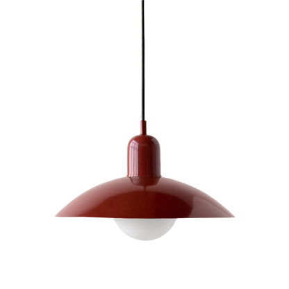 Nordic Modern Macaron Bauhaus Pendant Lamp – Minimalist Iron LED Hanging Light