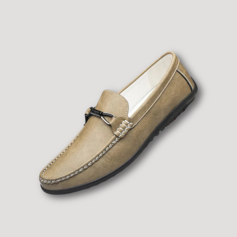 Loafer Slip On Moccasin Leather Shoes Men