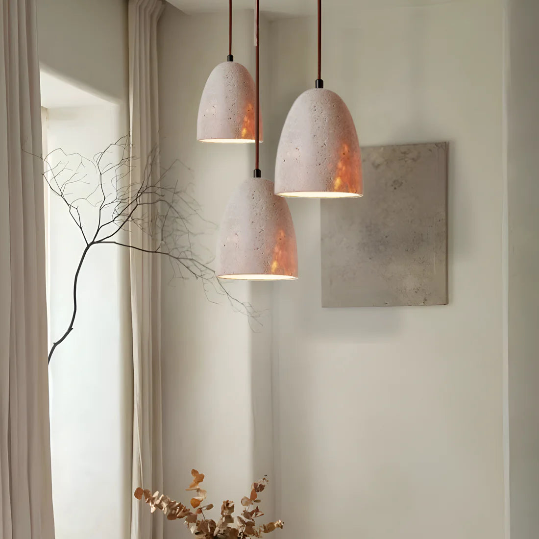 Retro Yellow Bell Pendant Light - Soft - Diffused Glow