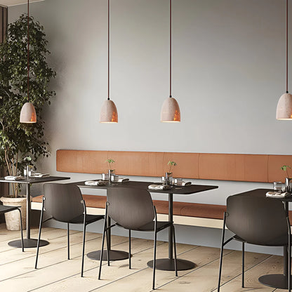 Retro Yellow Bell Pendant Light - Soft - Diffused Glow