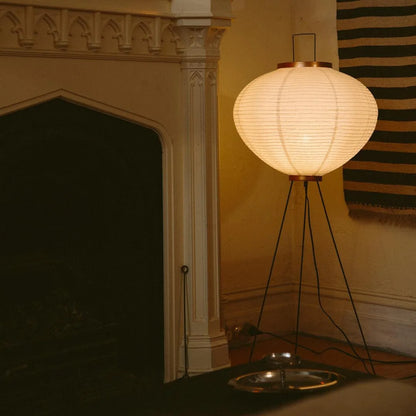 Rice Paper Floor Lamp - Warm Light - Enhances Mood