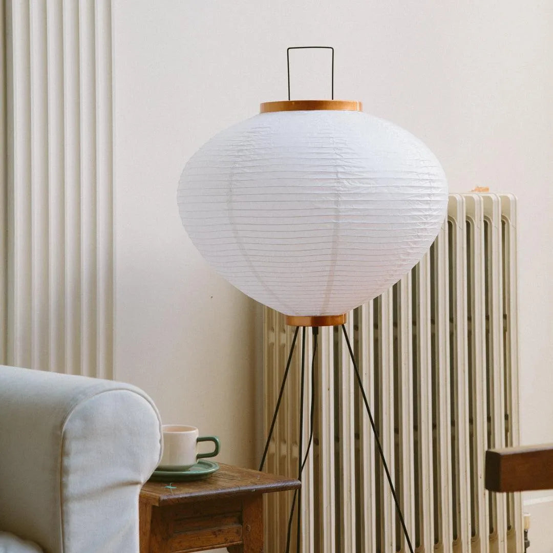 Rice Paper Floor Lamp - Warm Light - Enhances Mood