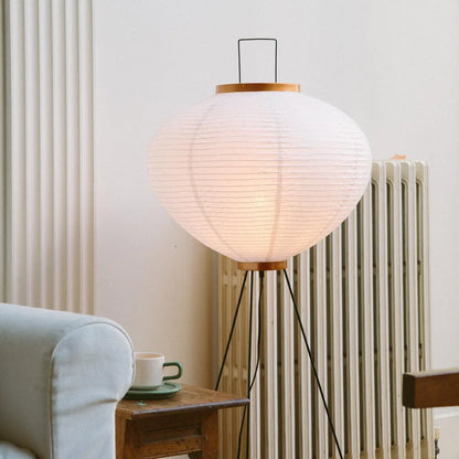 Rice Paper Floor Lamp - Warm Light - Enhances Mood