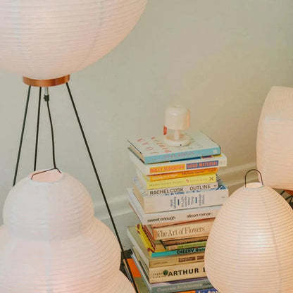 Rice Paper Floor Lamp - Warm Light - Enhances Mood
