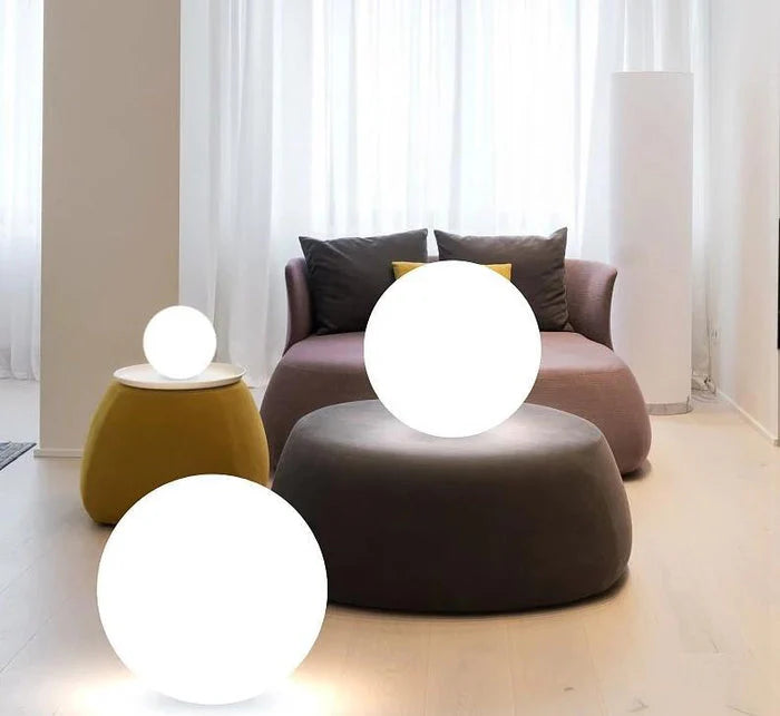 Round Element Design Portable Lamp – Battery Light Led