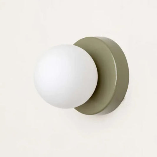 Round Fixtures Wall Lamp - Aluminum Glass - Nordic Led
