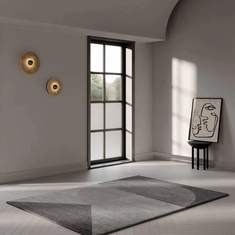 Round Style Wall Lamp - Marble - Disc Shape