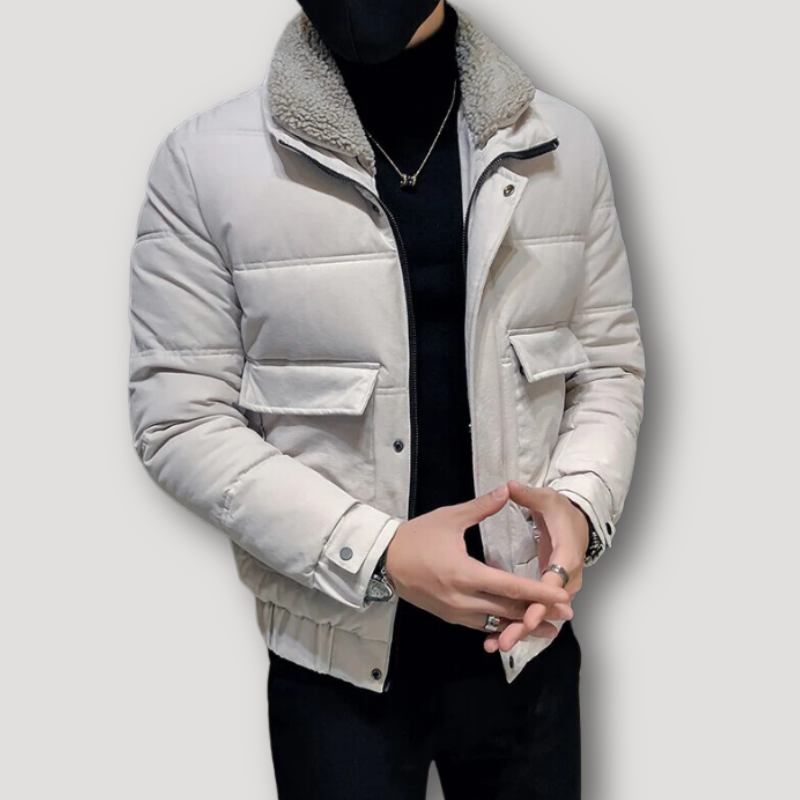 Puffer Padded Bomber Shearling Jackets