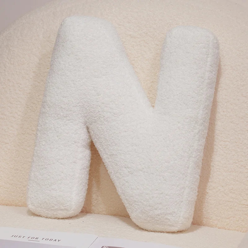 Letter Pillow Cushion | Personalized Decorative Pillow for Bed & Sofa