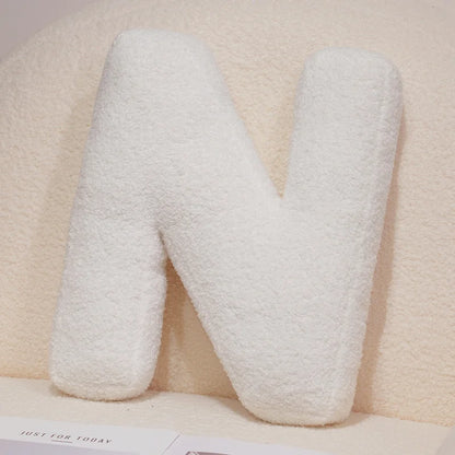 Letter Pillow Cushion | Personalized Decorative Pillow for Bed & Sofa
