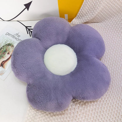 Flower Pillow Cushion | Pink Decorative Pillow for Bed & Couch