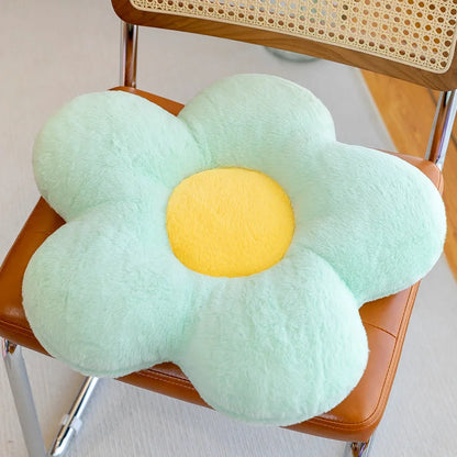 Flower Pillow Cushion | Pink Decorative Pillow for Bed & Couch