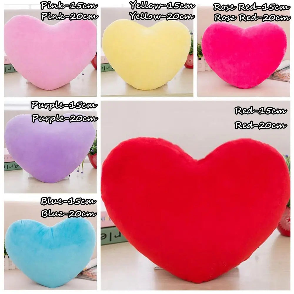 Heart Pillow Cushion | Soft Decorative Cushion for Bed & Sofa