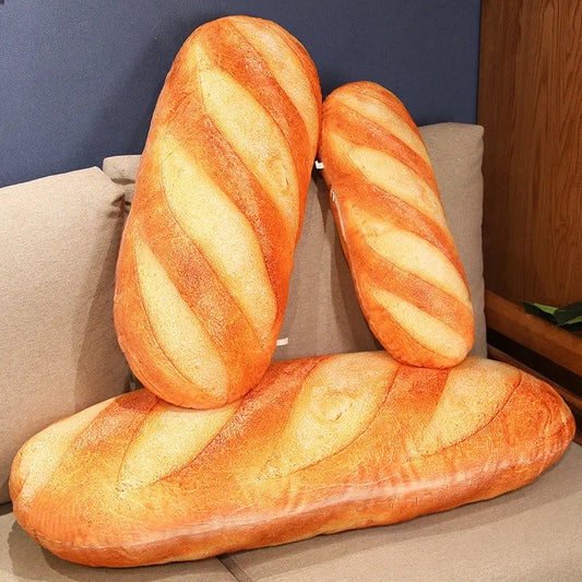Baguette Pillow Cushion | Decorative Plush Pillow for Sofa & Bed