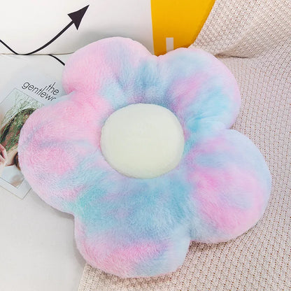 Flower Pillow Cushion | Pink Decorative Pillow for Bed & Couch