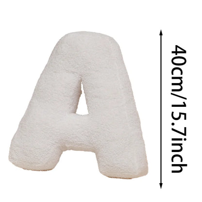 Letter Pillow Cushion | Personalized Decorative Pillow for Bed & Sofa