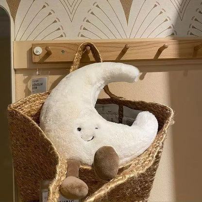 Sun & Moon Pillow Cushion | Aesthetic Decorative Pillow for Bed & Couch