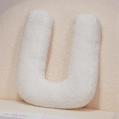 Letter Pillow Cushion | Personalized Decorative Pillow for Bed & Sofa