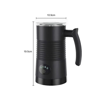 Professional 4-in-1 Electric Milk Frother - Barista Quality Coffee at Home