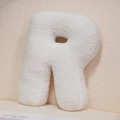 Letter Pillow Cushion | Personalized Decorative Pillow for Bed & Sofa