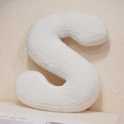 Letter Pillow Cushion | Personalized Decorative Pillow for Bed & Sofa