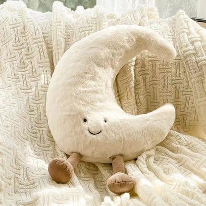 Sun & Moon Pillow Cushion | Aesthetic Decorative Pillow for Bed & Couch