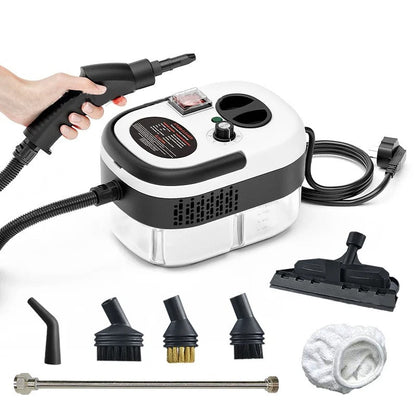 SteamCleaner – 2500W Compact Steam Cleaner for Home & Car, White