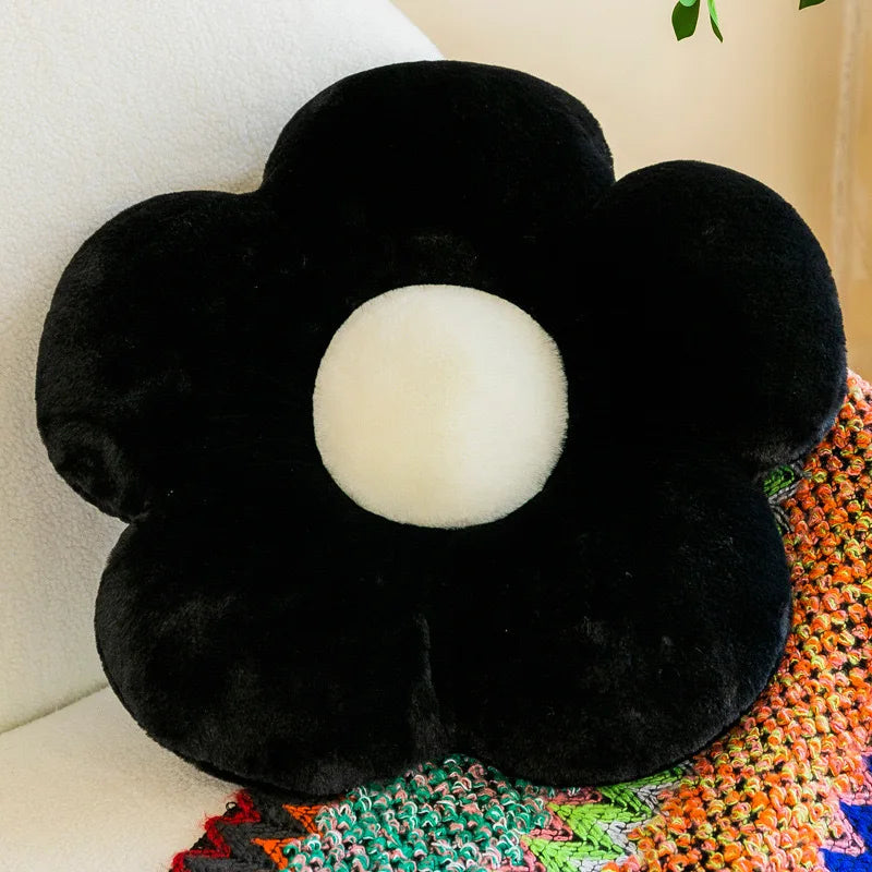 Flower Pillow Cushion | Pink Decorative Pillow for Bed & Couch