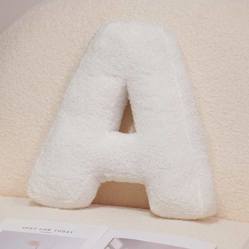 Letter Pillow Cushion | Personalized Decorative Pillow for Bed & Sofa