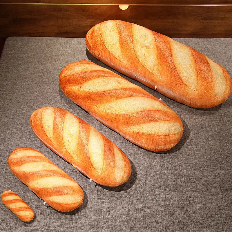Baguette Pillow Cushion | Decorative Plush Pillow for Sofa & Bed