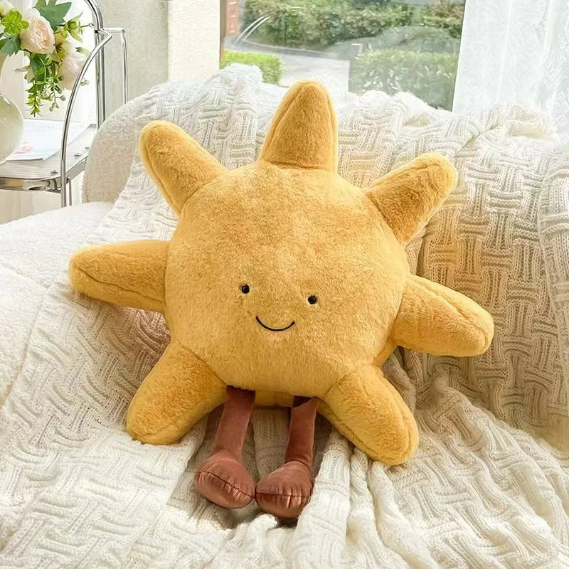 Sun & Moon Pillow Cushion | Aesthetic Decorative Pillow for Bed & Couch