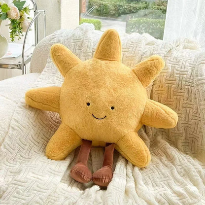 Sun & Moon Pillow Cushion | Aesthetic Decorative Pillow for Bed & Couch