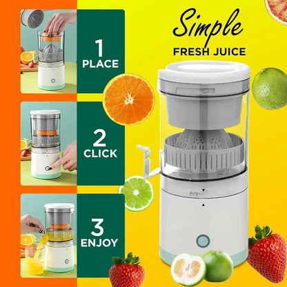 Ultra Compact Electric Fruit Juicer – 300W, Stainless Steel, Travel-Friendly