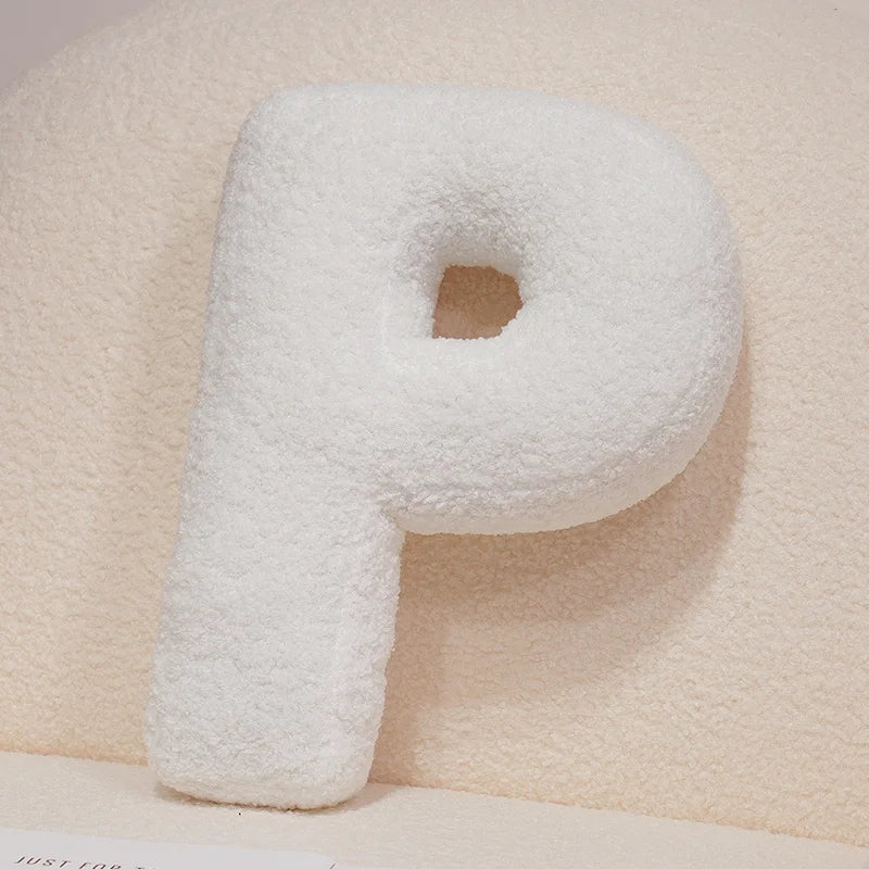 Letter Pillow Cushion | Personalized Decorative Pillow for Bed & Sofa
