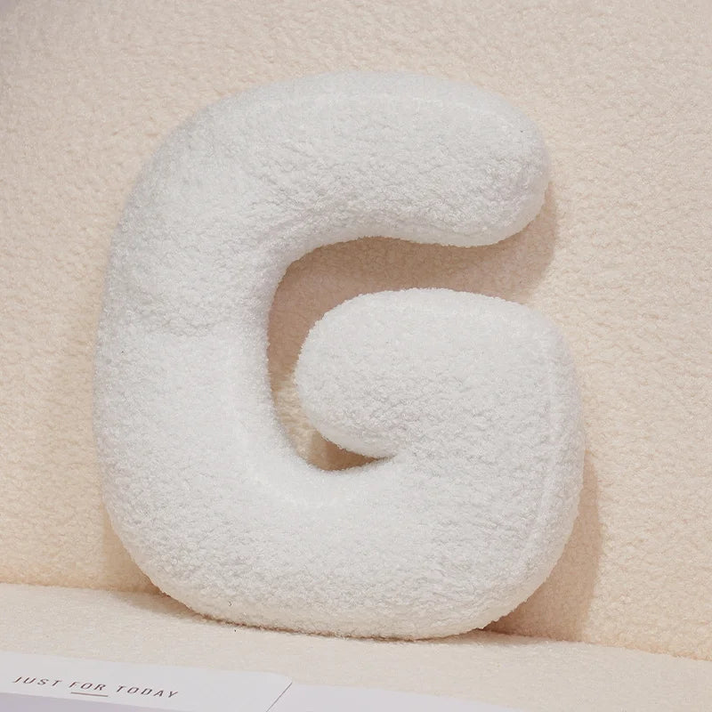 Letter Pillow Cushion | Personalized Decorative Pillow for Bed & Sofa