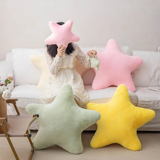 Star Pillow Cushion | Soft Decorative Pillow for Bed & Sofa