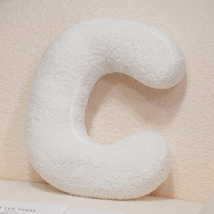 Letter Pillow Cushion | Personalized Decorative Pillow for Bed & Sofa