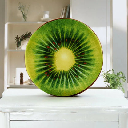 Fruit Slice Pillow Cushion | Round Decorative Pillow for Sofa & Bed