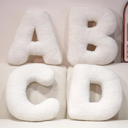 Letter Pillow Cushion | Personalized Decorative Pillow for Bed & Sofa
