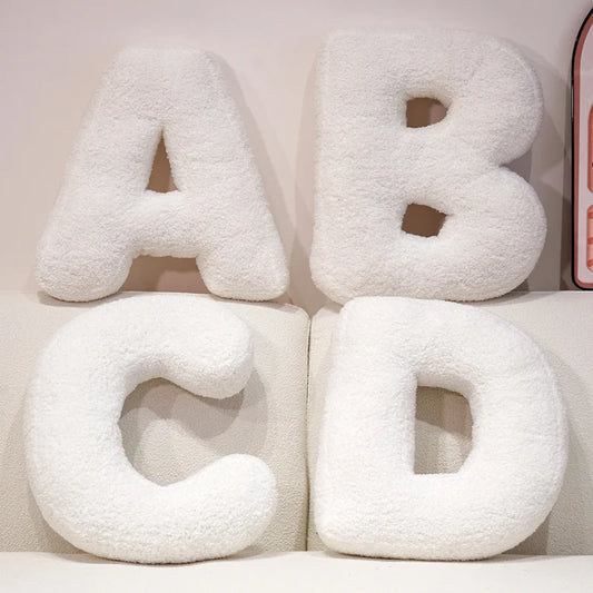 Letter Pillow Cushion | Personalized Decorative Pillow for Bed & Sofa