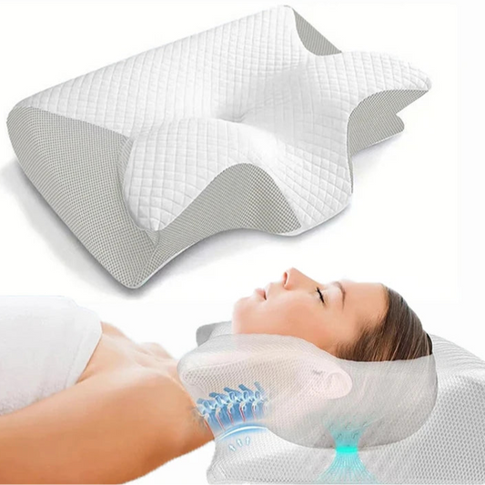 Cervical Memory Foam Pillow - Orthopedic - Neck Pain Relief Pillow - Soft Foam