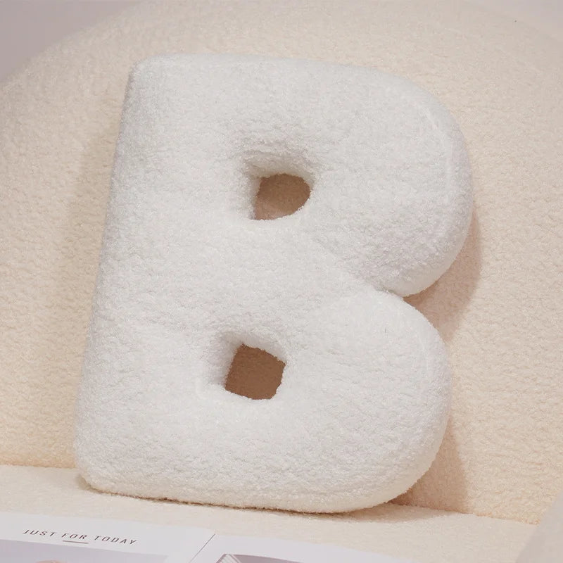 Letter Pillow Cushion | Personalized Decorative Pillow for Bed & Sofa