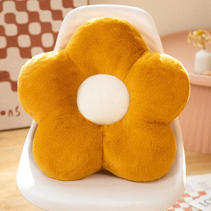 Flower Pillow Cushion | Pink Decorative Pillow for Bed & Couch