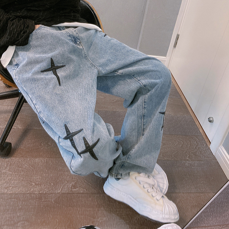 Cross Baggy Jeans - Cargo pants for men