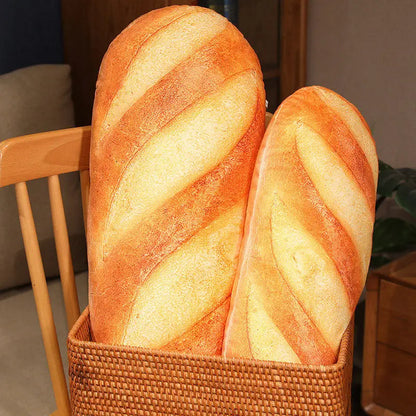 Baguette Pillow Cushion | Decorative Plush Pillow for Sofa & Bed