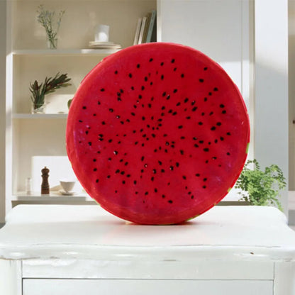 Fruit Slice Pillow Cushion | Round Decorative Pillow for Sofa & Bed