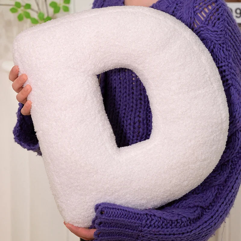 Letter Pillow Cushion | Personalized Decorative Pillow for Bed & Sofa